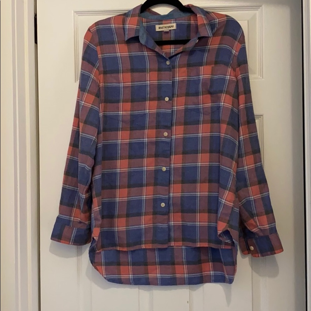 Rivet & thread flannel